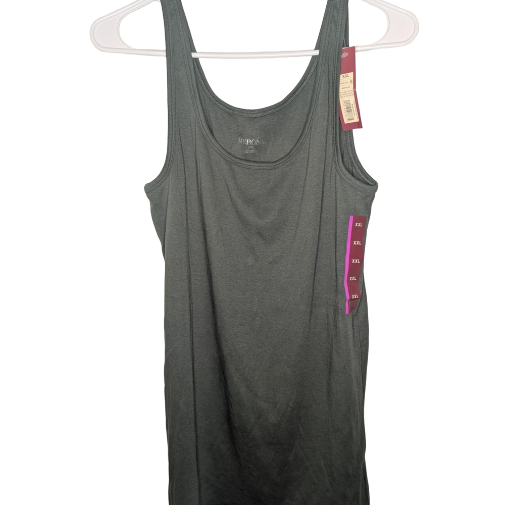 Merona Dark Green Tank Top